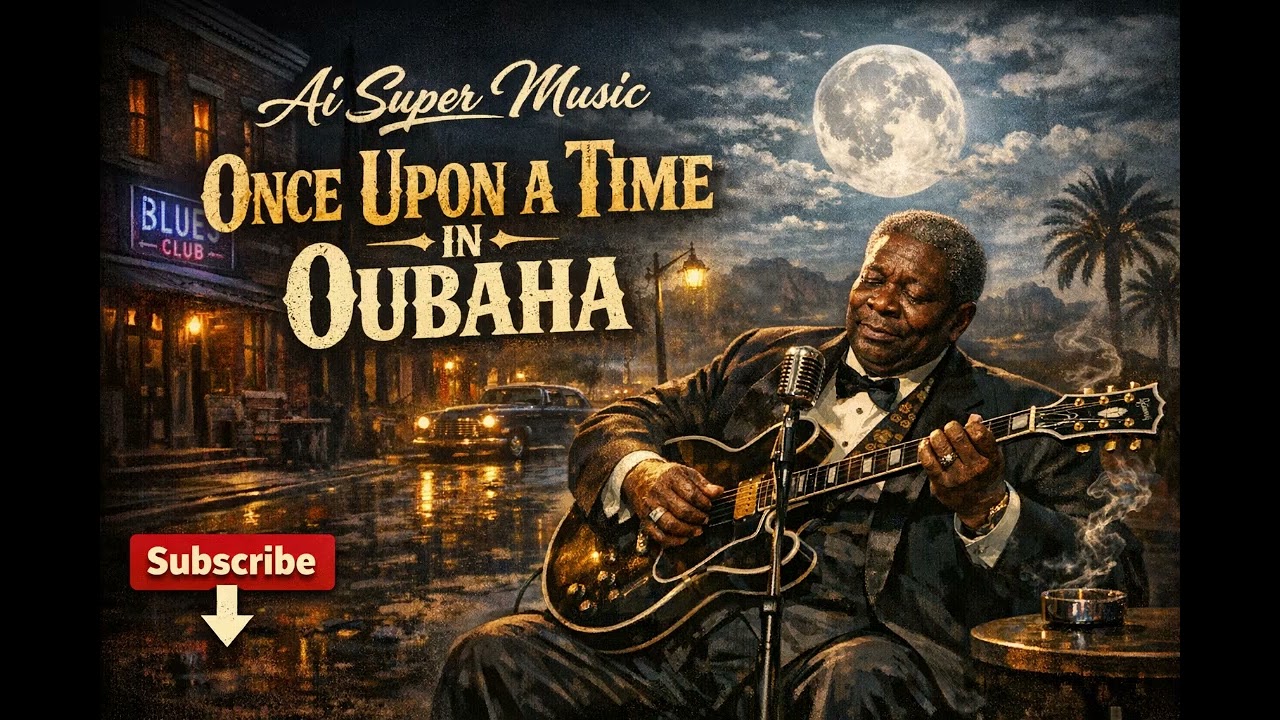 B.B King - One Upon a Time in Oubaha #bluesmusic #aimusic #music #aiart #aiartist #newmusic #blues