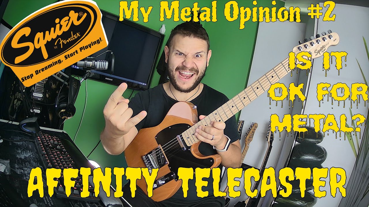Можно ли играть металл на Tele? &mdash; Тест и обзор Squier Affinity Telecaster BSB