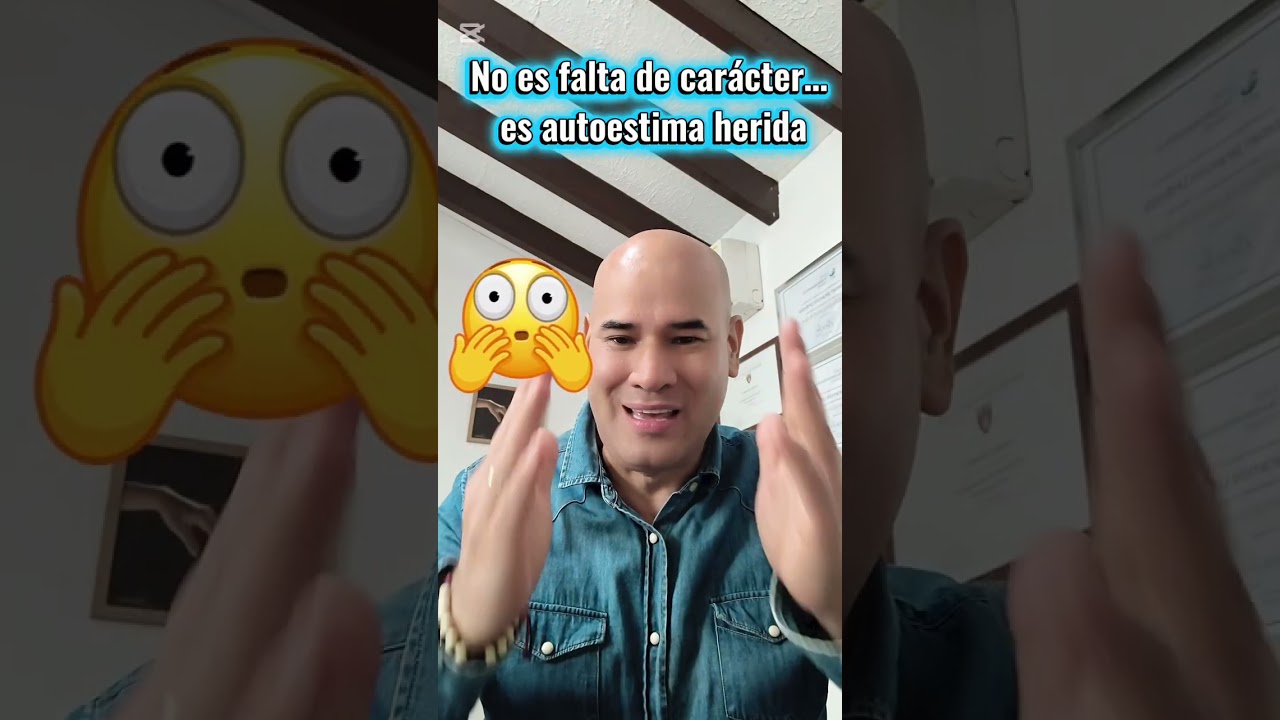 No es falta de carácter… es autoestima herida.