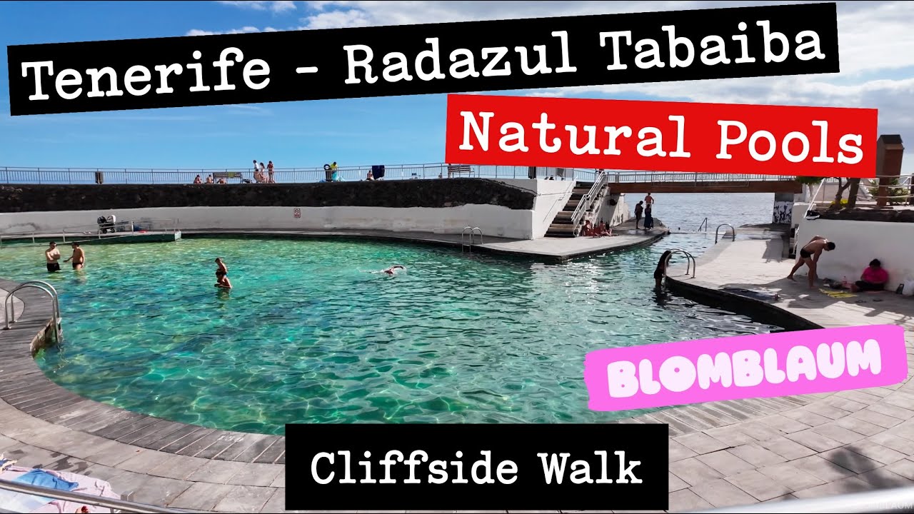 Tenerife, Radazul to Tabaiba Walk 4K | Local Beaches,Natural Pools & Stunning Cliffside Coastal Path