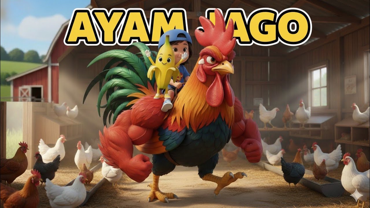 LAGU ANAK 🇮🇩 KUKURUYUK - CHICKEN SONG - LAGU ANAK BALITA VIRAL TERBARU