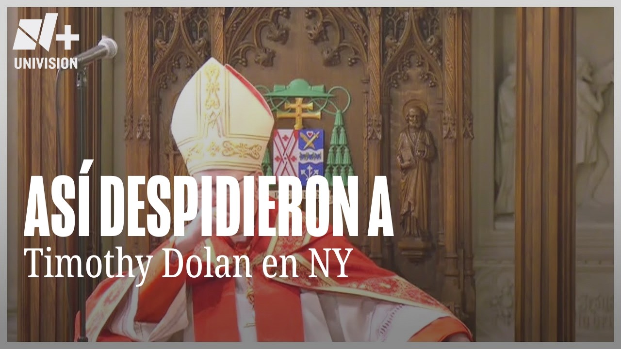 Despiden y cantan 'feliz cumpleaños' al arzobispo saliente de NY, Timothy Dolan