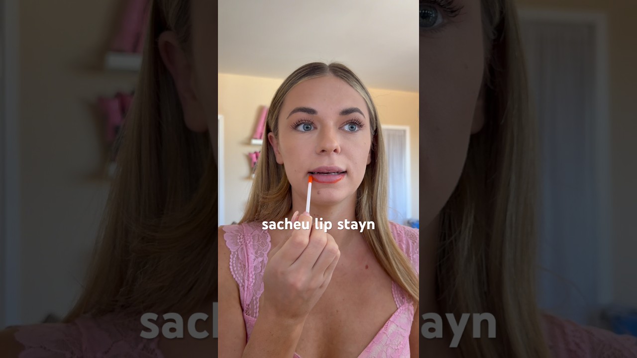 Этот новый оттенок покорил мое сердце #sacheubeauty #lipstain