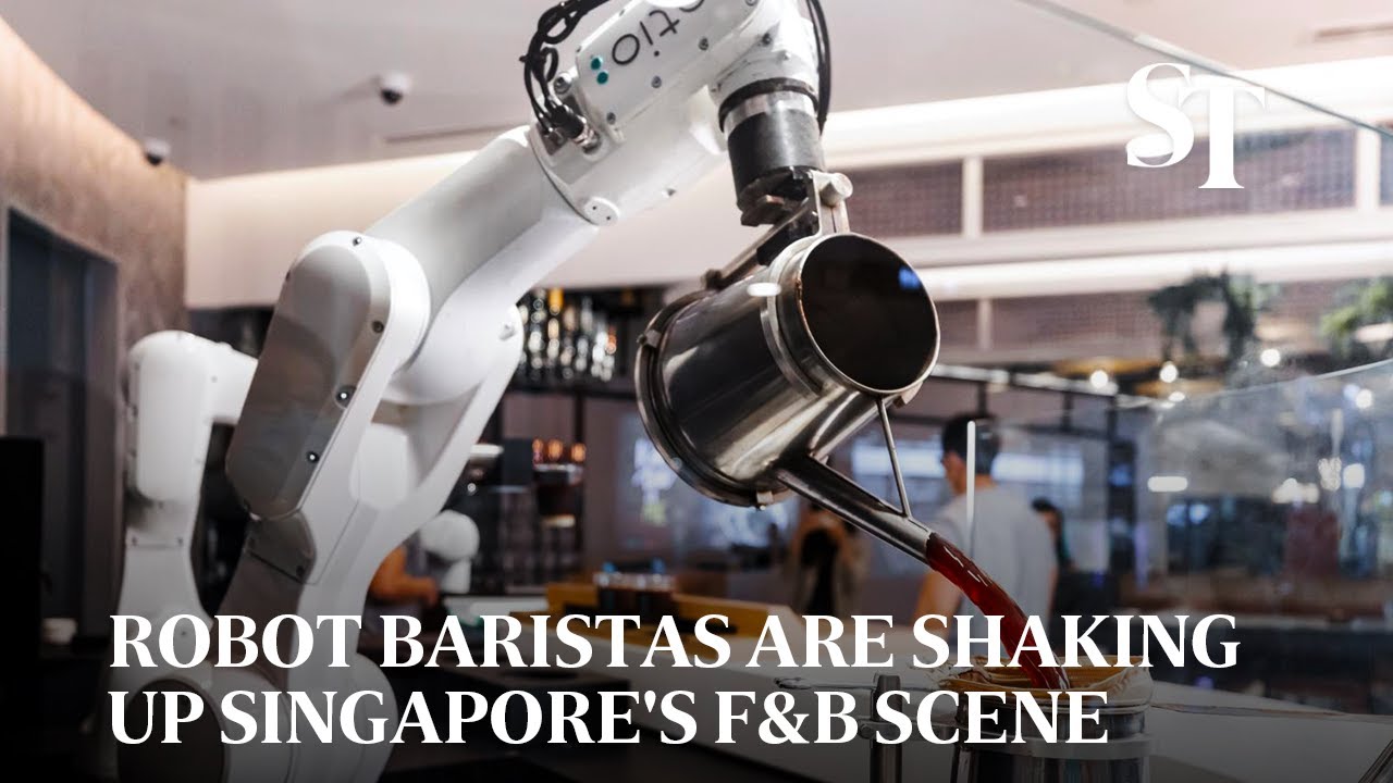 Robot baristas are shaking up Singapore’s F&B scene