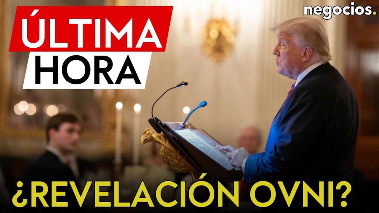ÚLTIMA HORA: Trump ha hablado en privado sobre rumores de que tiene preparado un discurso de ovnis