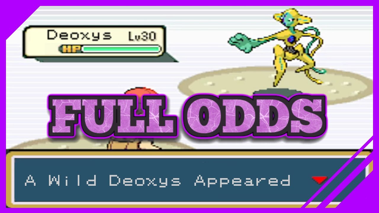 Full Odds Deoxys in pokemon FireRed