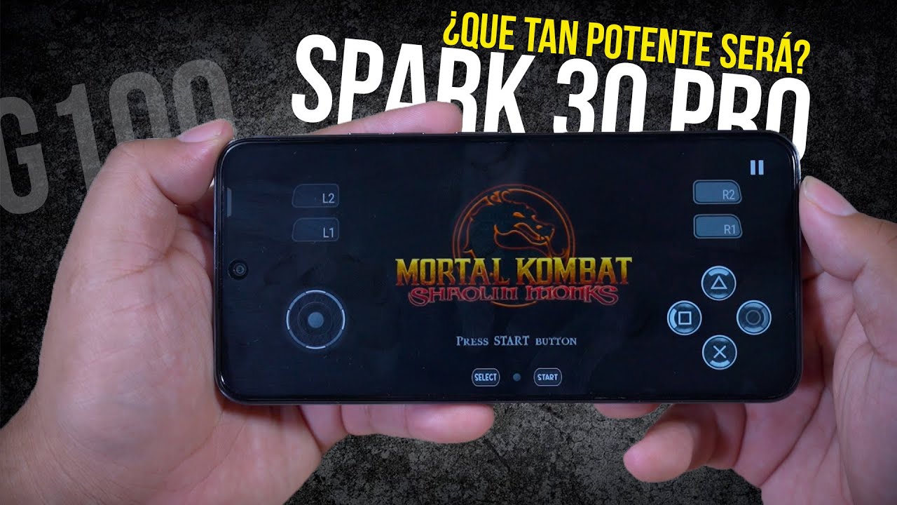 Jugando con el SPARK 30 PRO│ Pruebas de POTENCIA y RENDIMIENTO│¿Que tanto CALENTARÁ?│Emulador PS2