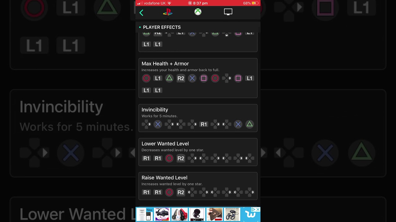 ALL GTA5 STORY MODE CHEAT CODES