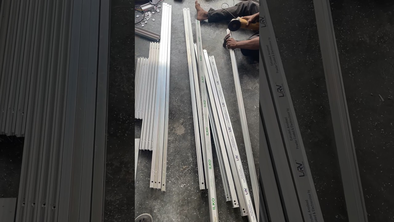 Sliding window material aluminium channel #youtubeshorts #viral #ytshort