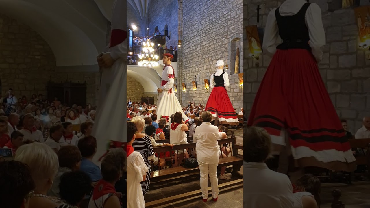 Gigantes de Bera en la parroquia 2019
