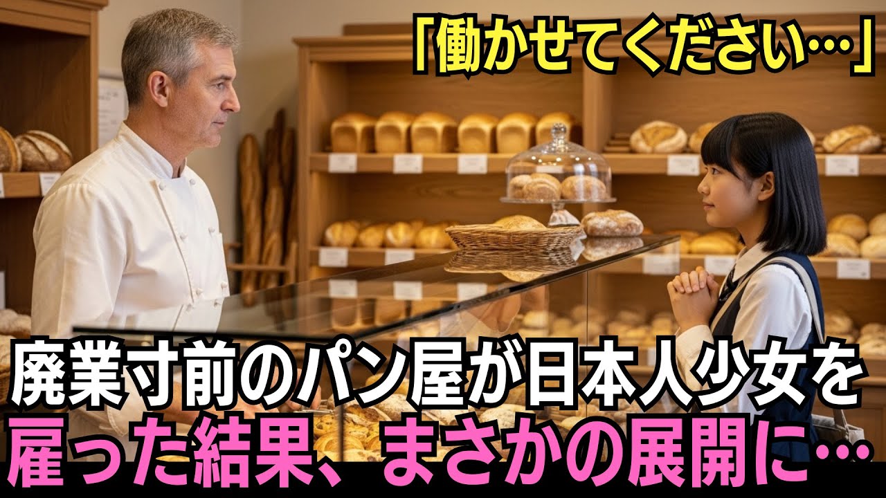 借金1000万円で廃業寸前だったフランス人のパン屋が日本人アルバイトを雇った結果、まさかの展開に【感動物語】