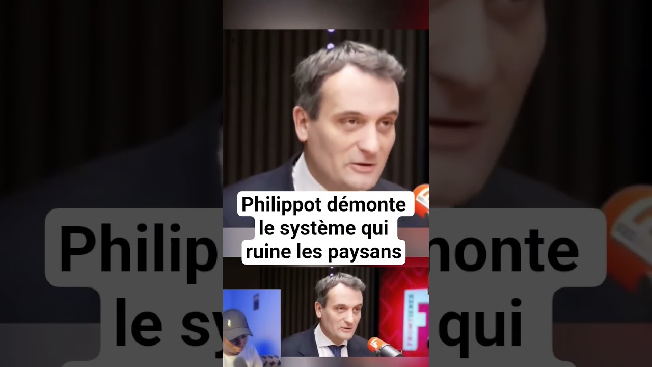Philippot démonte le système qui ruine les paysans 