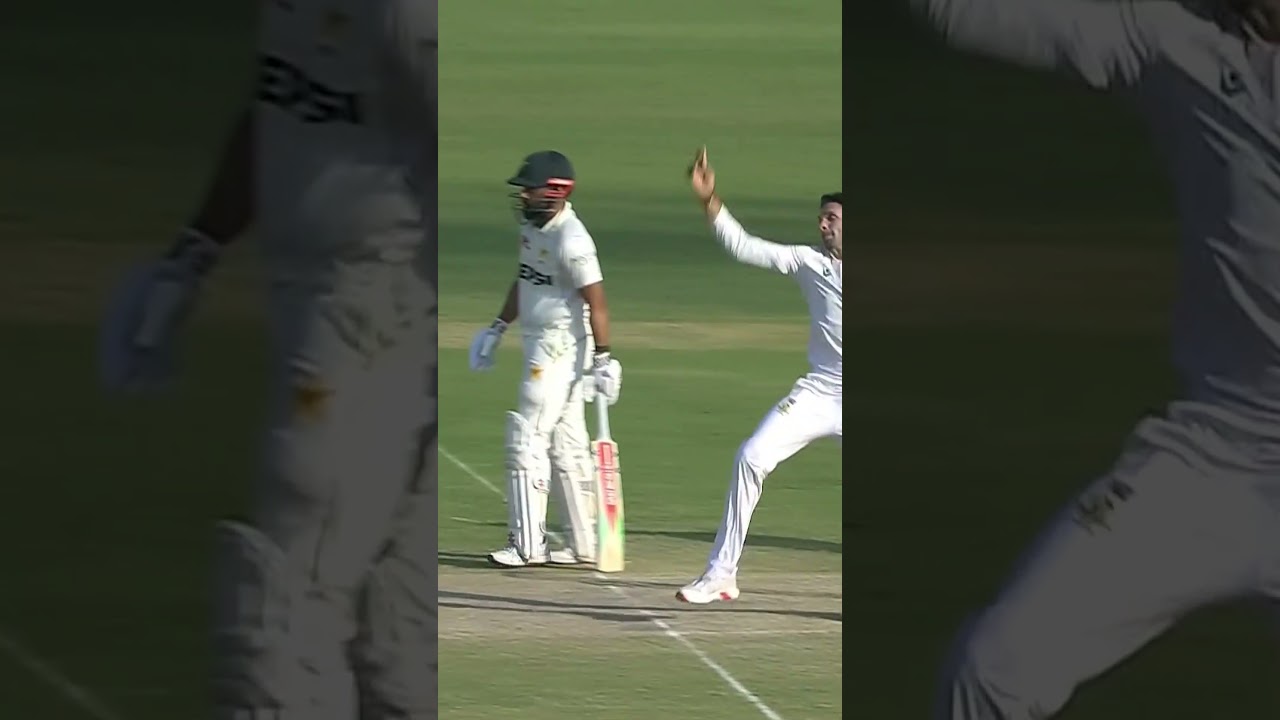 Clean Shot by Babar Azam 😍 #PAKvSA #GreenPeYaqeen #SportsTV #Shorts M3U1K
