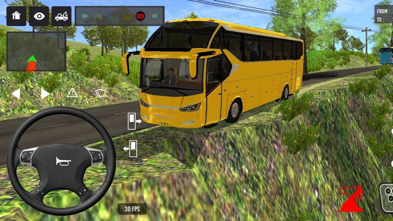 😍Bus simulator indonesia 😜ll Bus games: Bus game 3D : Bus Driving Games: Coach Bus #bus #simulator 