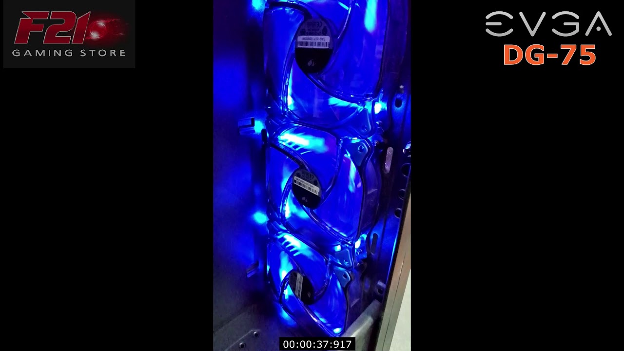 Gabinete Gamer EVGA DG-75 BLACK | F21 GAMING STORE