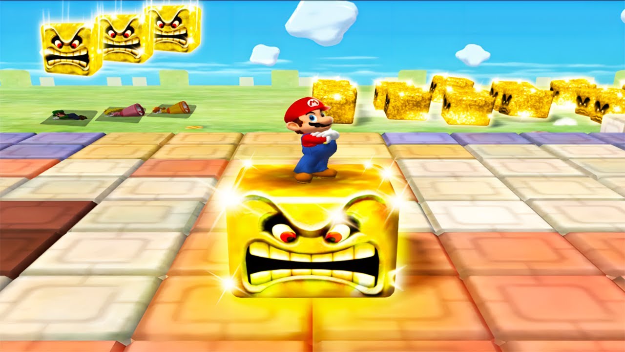 Mario Party 5 Minigames - Mario Vs Luigi Vs Peach Vs Daisy (Master Difficulty)