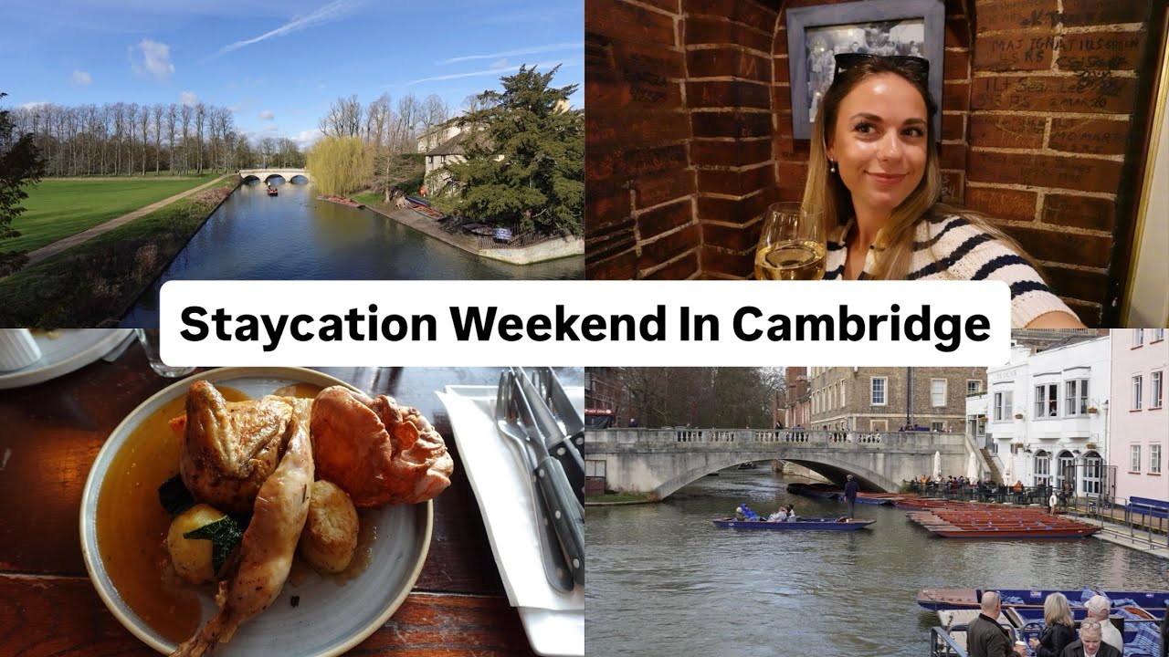 Cambridge Staycation Vlog🍷🌱 (lots of yummy food n drinks were consumed)!