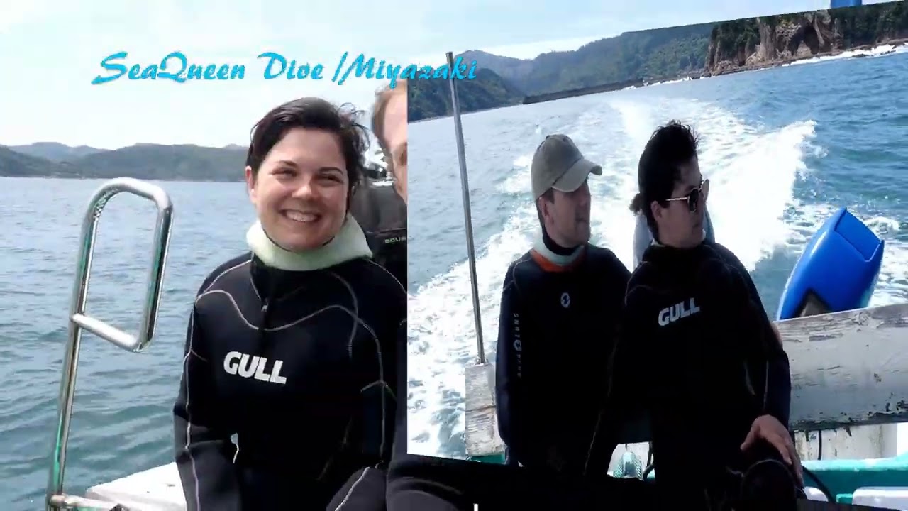 Wout&Gwen diving　in  miyazaki Japan