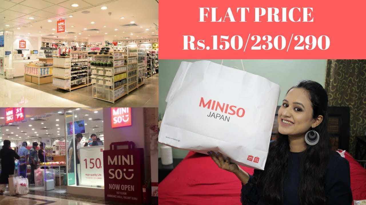 Miniso Haul India + Store Tour + Bloopers | Cutest and Cheapest | Everything under Rs.300