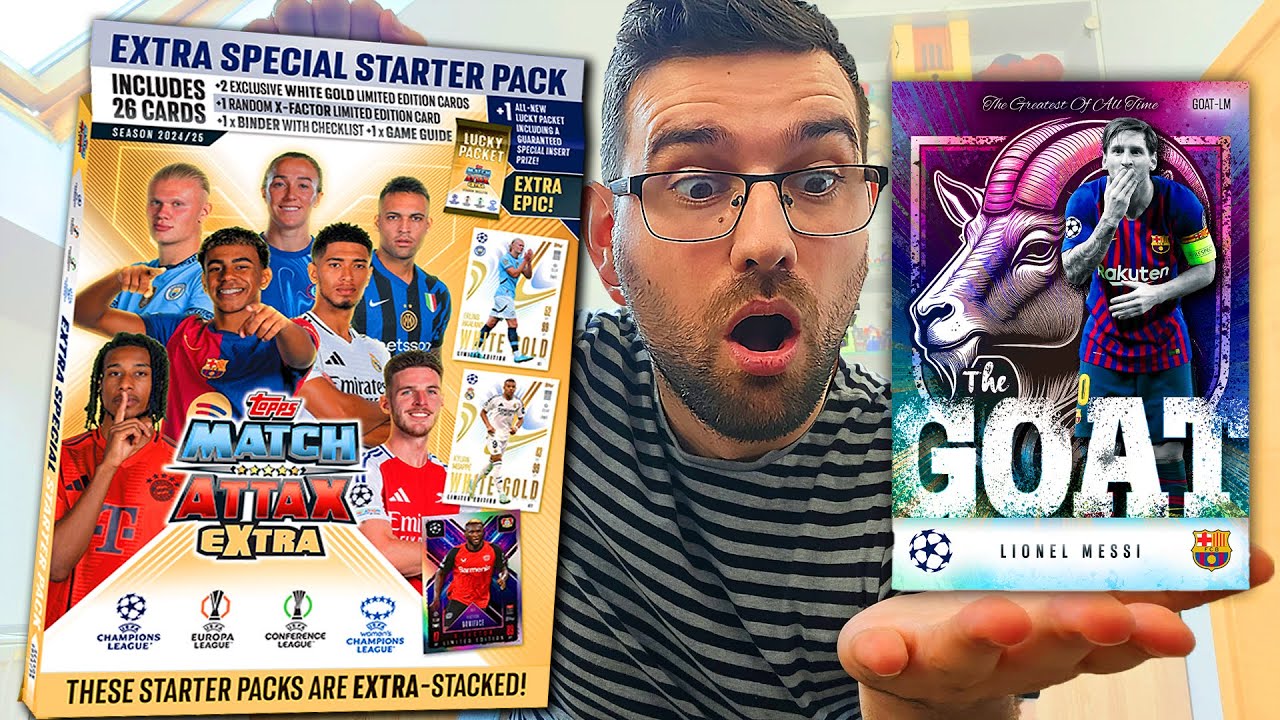 📦 CARD OF THE YEAR?! Match Attax EXTRA 2025 Featuring GOAT MESSI 🐐🏆