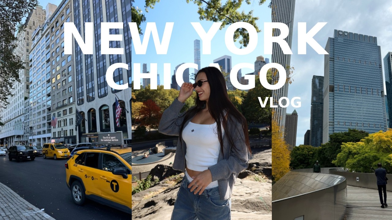 USA diary: моя New York era і Чикаго яке мене здивувало 🥯🎧🚖🍎