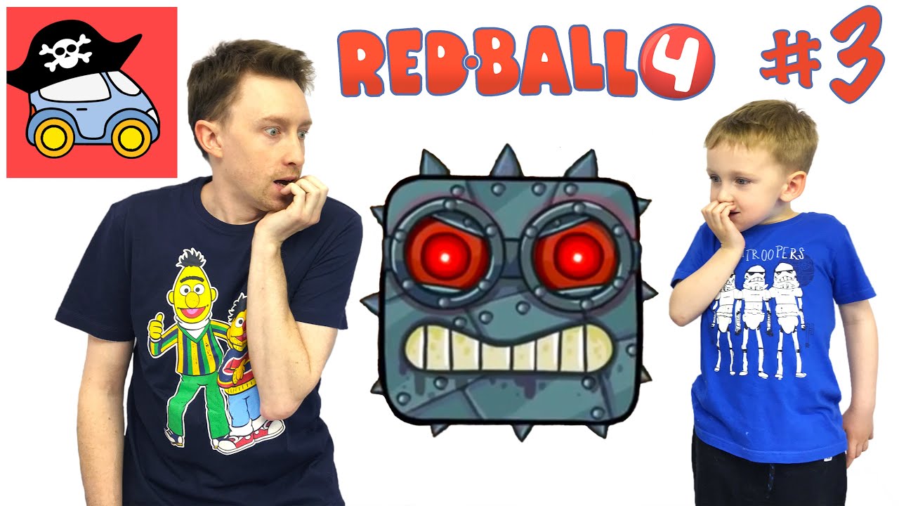 🔴 #3 МРАЧНАЯ ФАБРИКА и Красный Шарик. Прохождение игры Red Ball 4. Жестянка. Летсплей