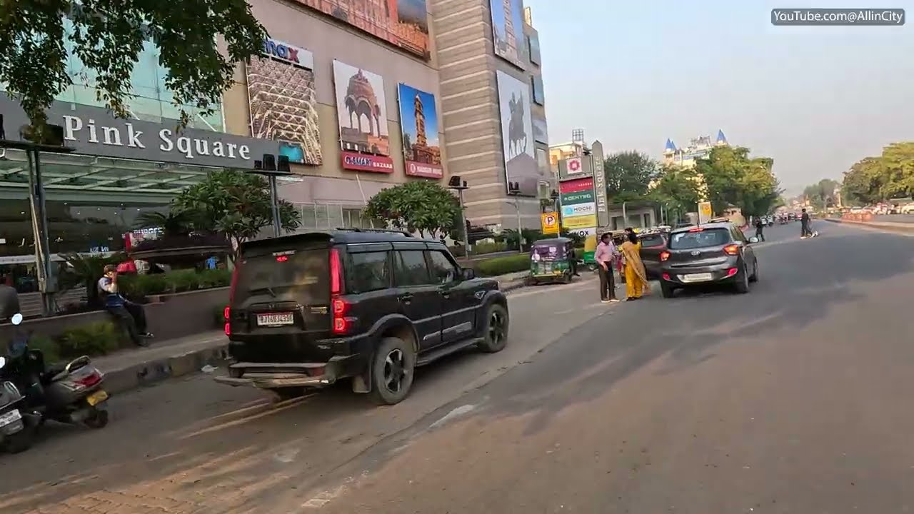 4K Jaipur Driving Tour | Raja Park Market View | Pink City Drive Tour
