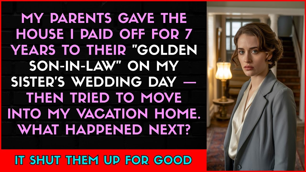 My Parents Gave The House I Paid Off For 7 Years To Their ‘Golden’ Son-In-Law, Then Tried My Cabin.