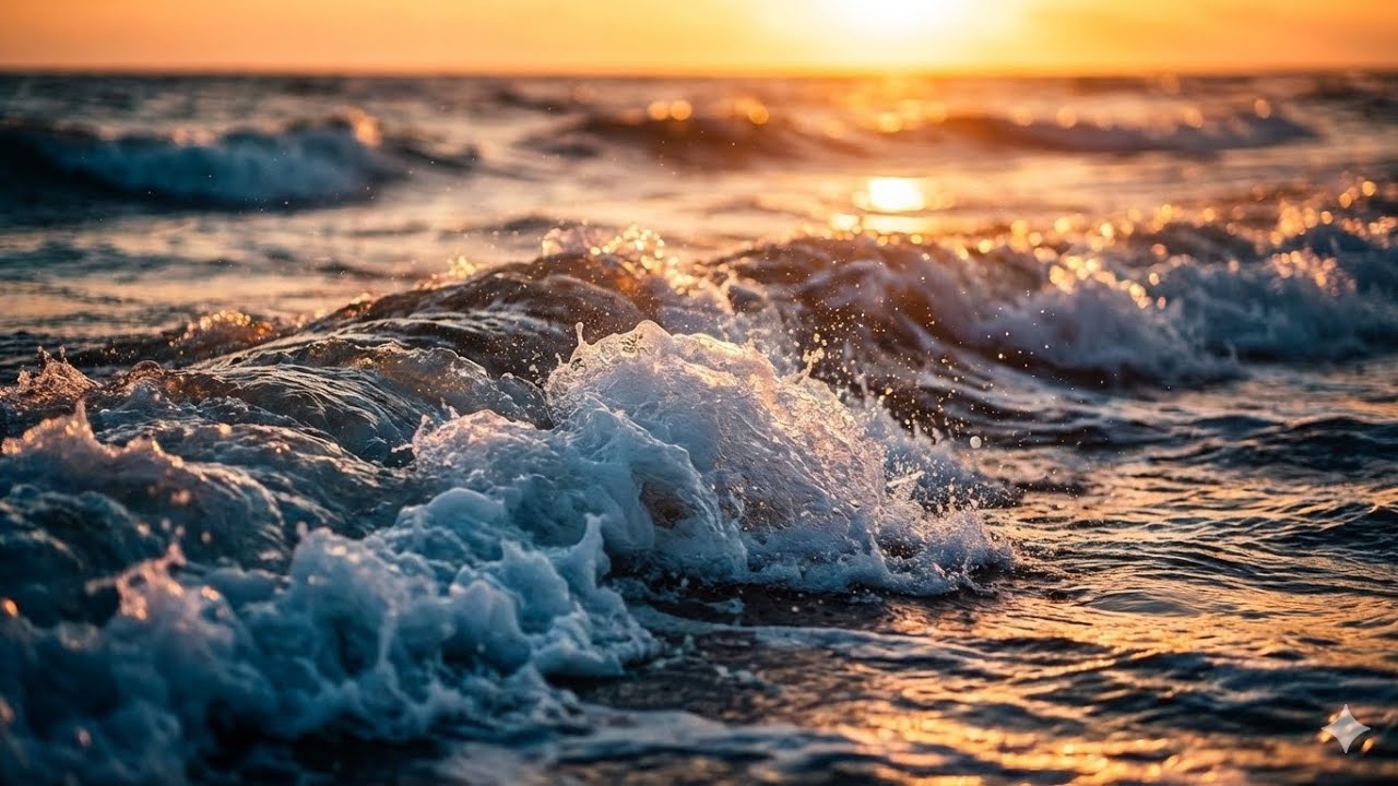 Relax in 30 Seconds 🌊 ASMR Ocean Waves for Instant Calm” 🥱😴