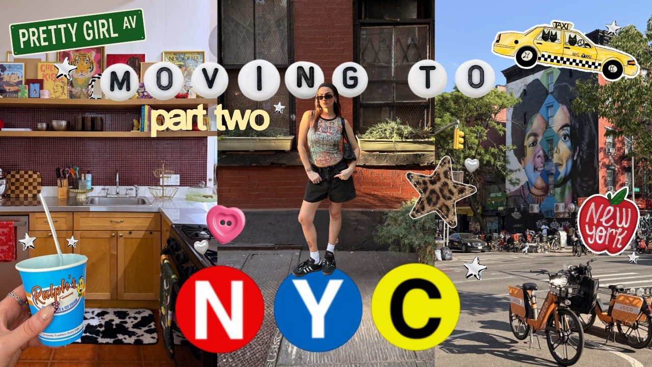 ПЕРЕЕЗД В НЬЮ-ЙОРК (часть вторая)💋🗽🥨 Обзор гардеробной, оформление кухни, день в Ист-Виллидж