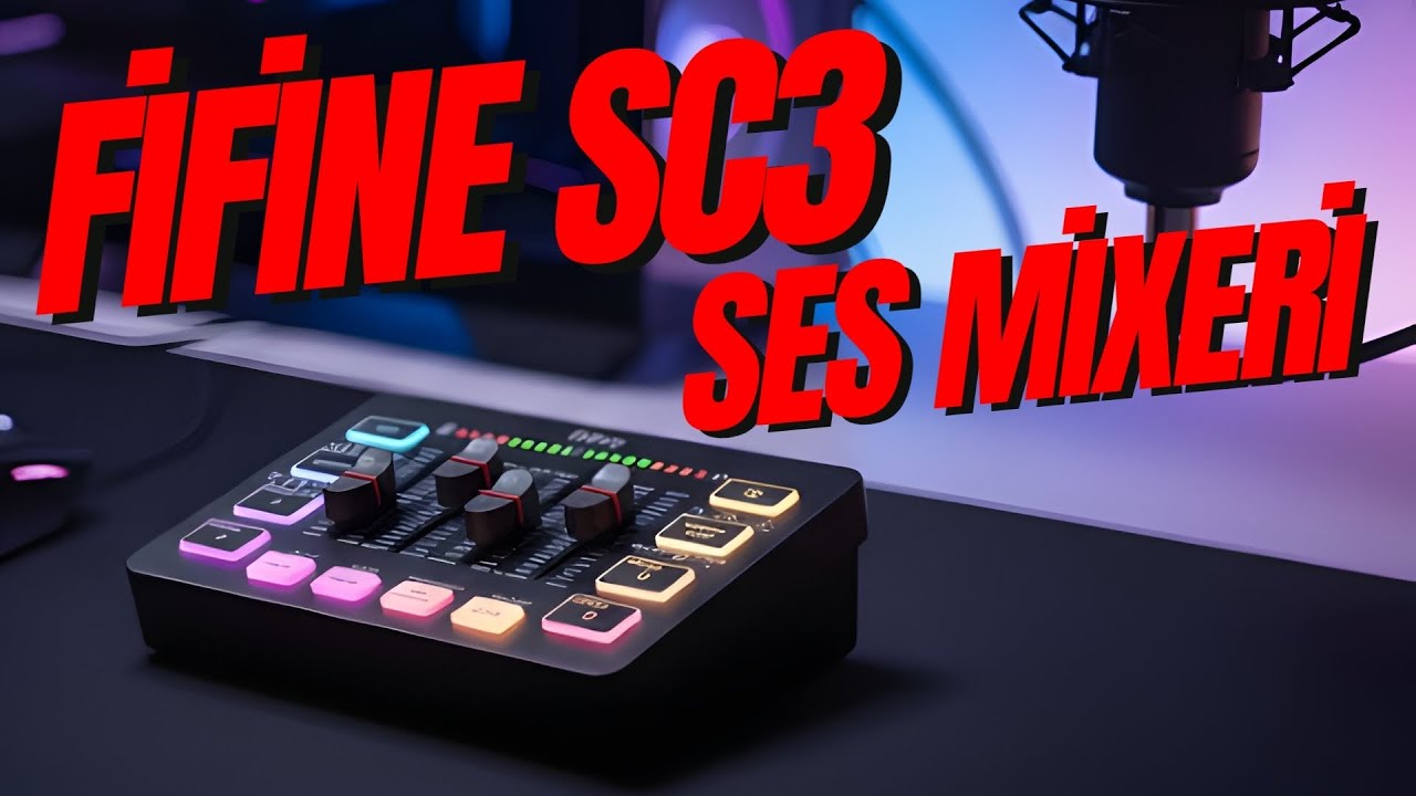 🔥 Fiyat Performans Canavarı! | Fifine SC3 Ses Mikseri İncelemesi ve Ses Testi
