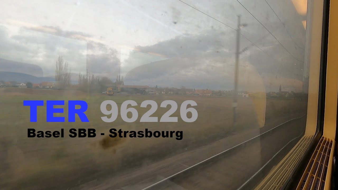 Mit 200 km/h durch den Elsass: TER 200 Mitfahrt Basel SBB - Strasbourg