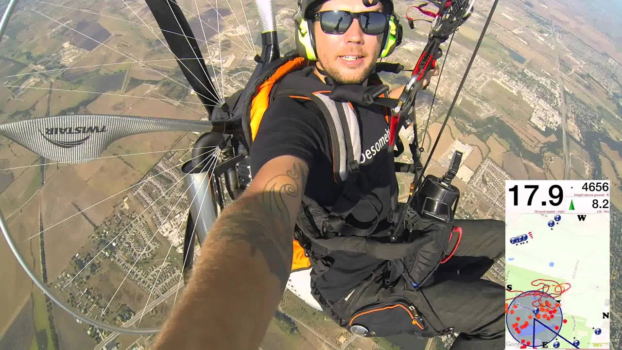 Paramotor Thermal Flying !! 20m Dudek Hadron XX Nirvana Instinct 230
