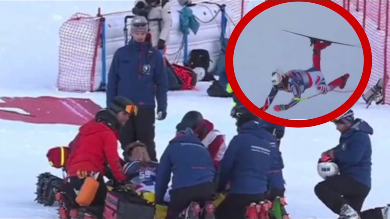 Serious Fears for Ken Caillot After Heavy Crash at Dangerous Kitzbühel Ski Race