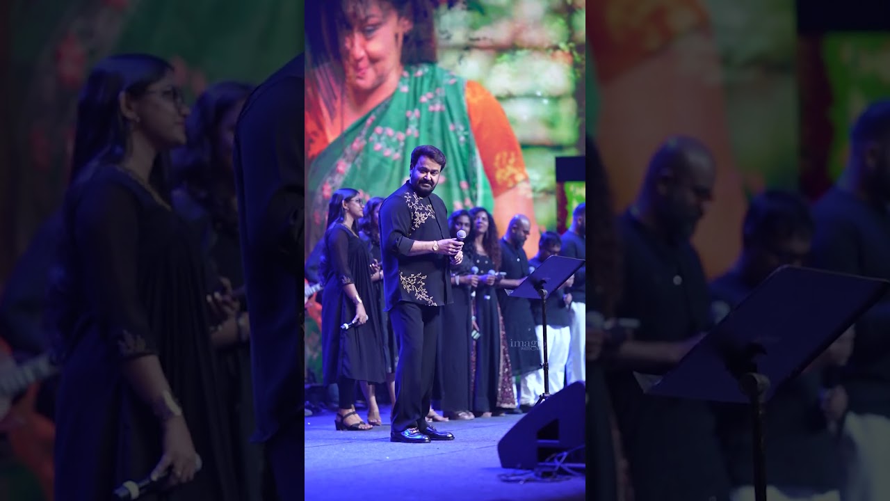 Mohanlal Singing #imagiostories #thudarum #shorts #mohanlal #lalettan #trending #viral #movie #trend
