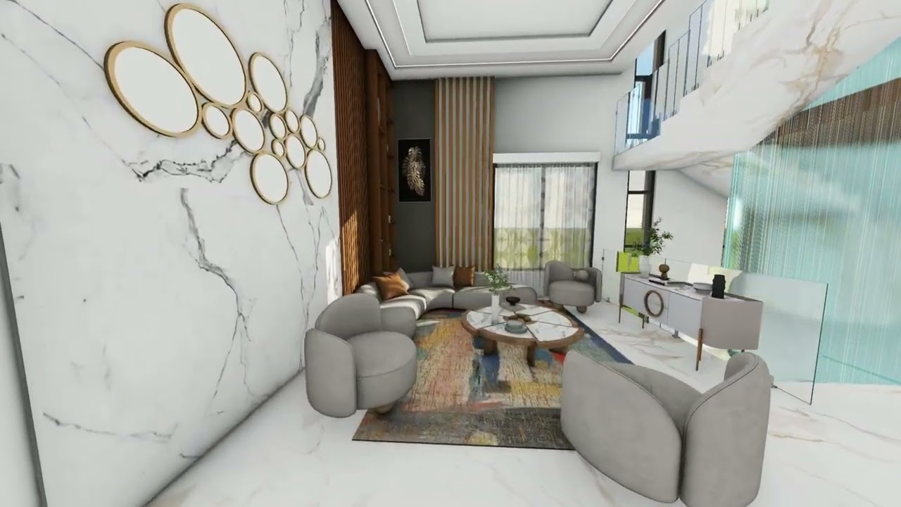 فيلا سكنية في الكرك - 3D