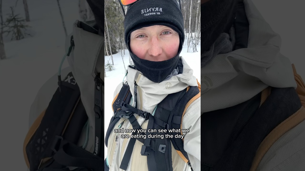 What we ate while skiing 7 hours a day