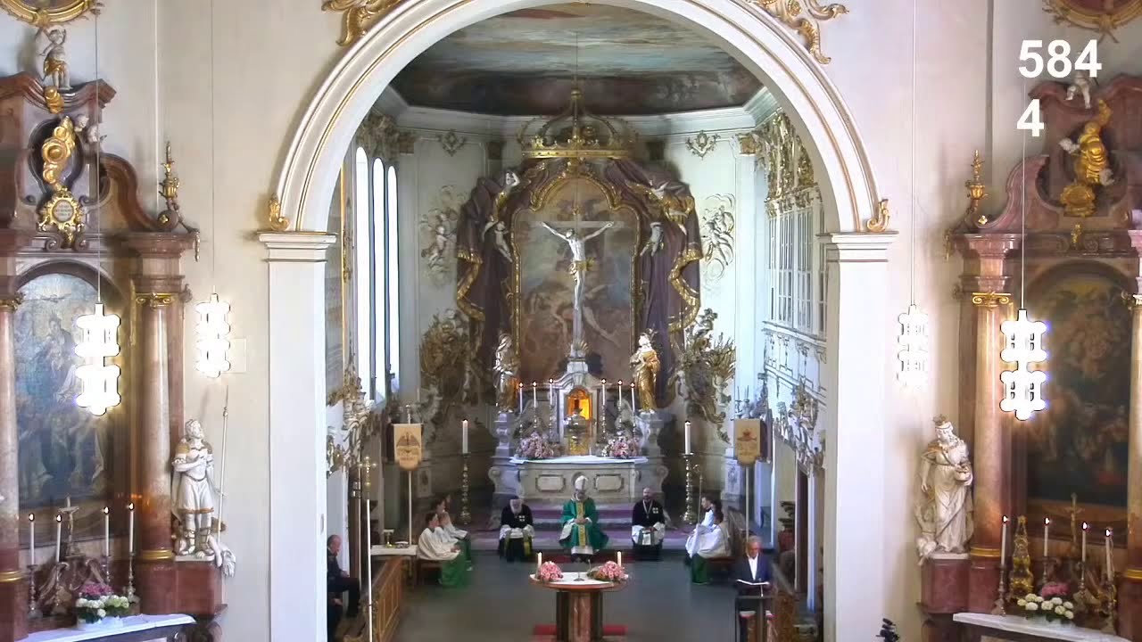 Pontifikalamt mit dem Hochwürdigsten Hochmeister des Deutschen Ordens, Generalabt Frank Bayard OT