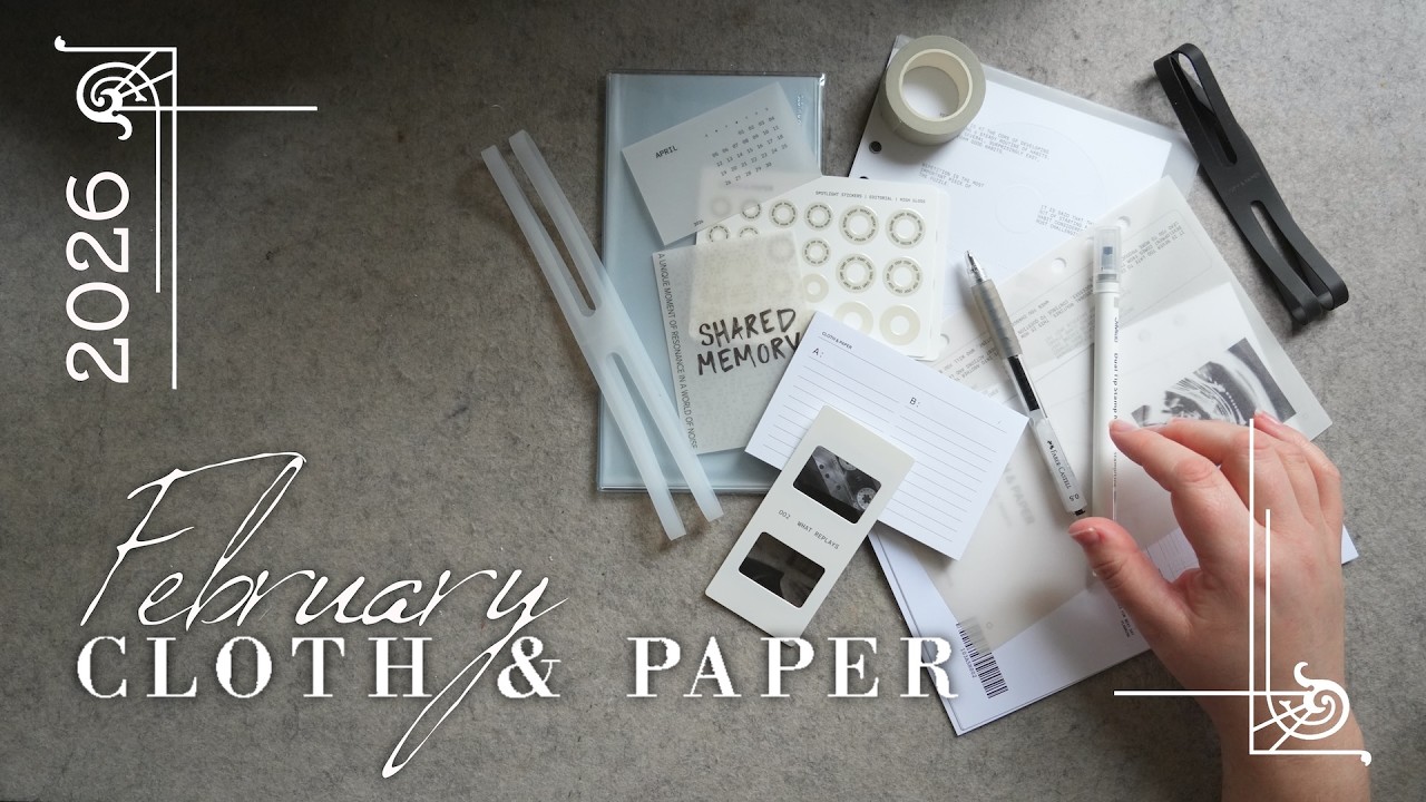 Распаковка выпуска Cloth & Paper за февраль 2026 года | Презентация подписки на элитные канцелярс...