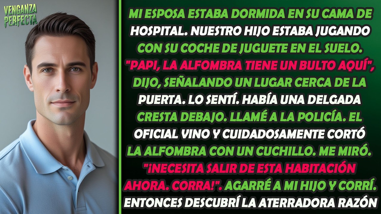 Mi hijo encontró un 'bulto' en la alfombra de la habitación del hospital de mi esposa. El oficial ..