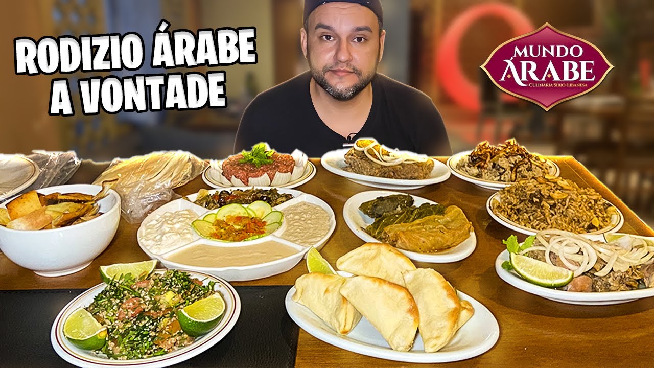 RODÍZIO ÁRABE A VONTADE POR R$54,90 - MUNDO ÁRABE