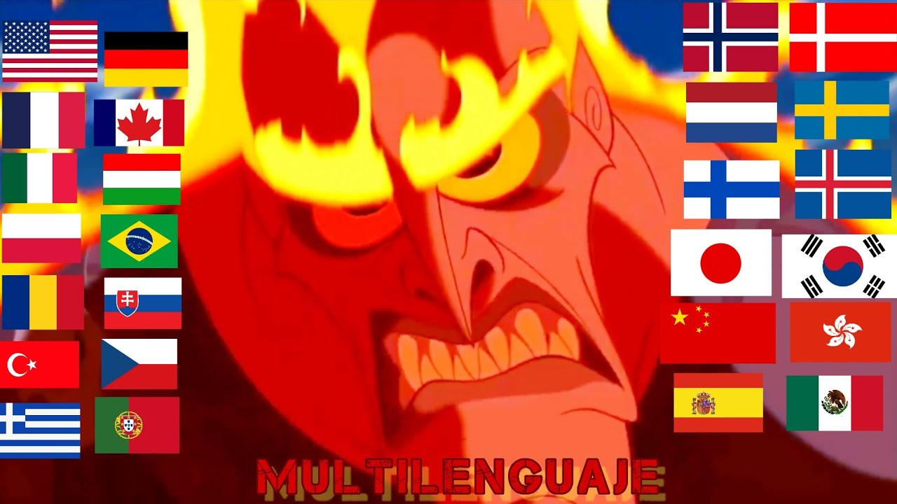 Hades Furioso (Diferentes Doblajes) Hercules Disney