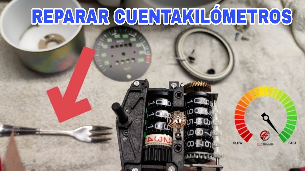 C&oacute;mo Reparar Cuentakil&oacute;metros Veloc&iacute;metro 🛠️⏲️ BMW R100GS 🕛👨&zwj;🔧Tutorial