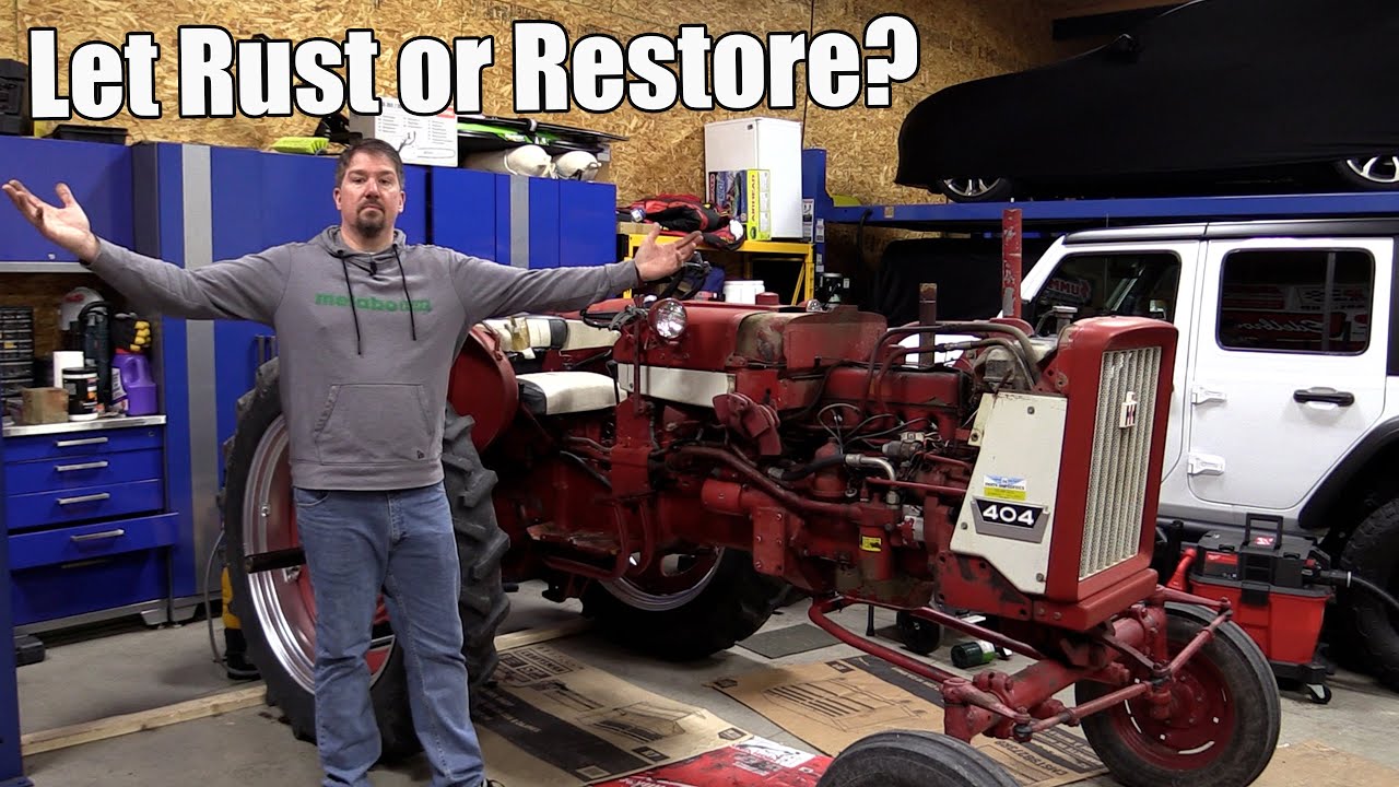 To Rust or Restore: Reviving My Grandfather's Farmall 404 Tractor
