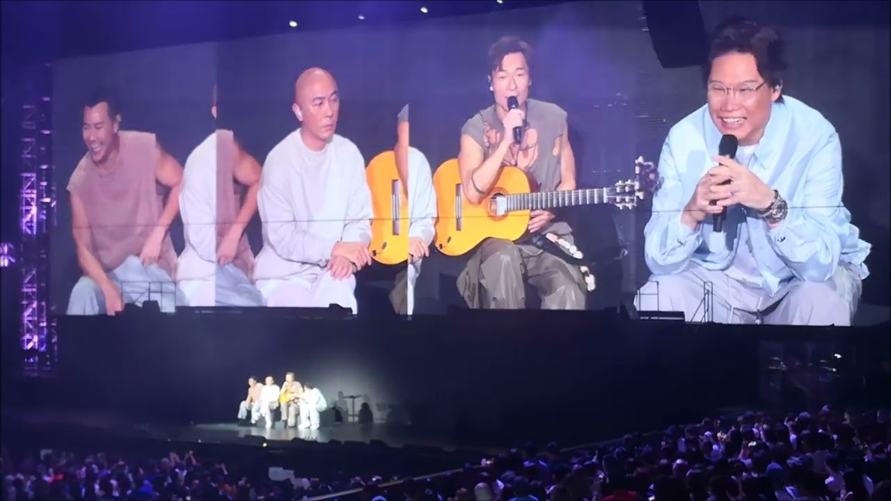 【Big Four演唱會尾場剪輯】8手聯彈結他｜許志安生日全場唱生日歌🥳蘇永康兒子打鼓🎵許志安跳舞｜Big Four Happy to See You All Concert 2025 紅館｜陳奕迅