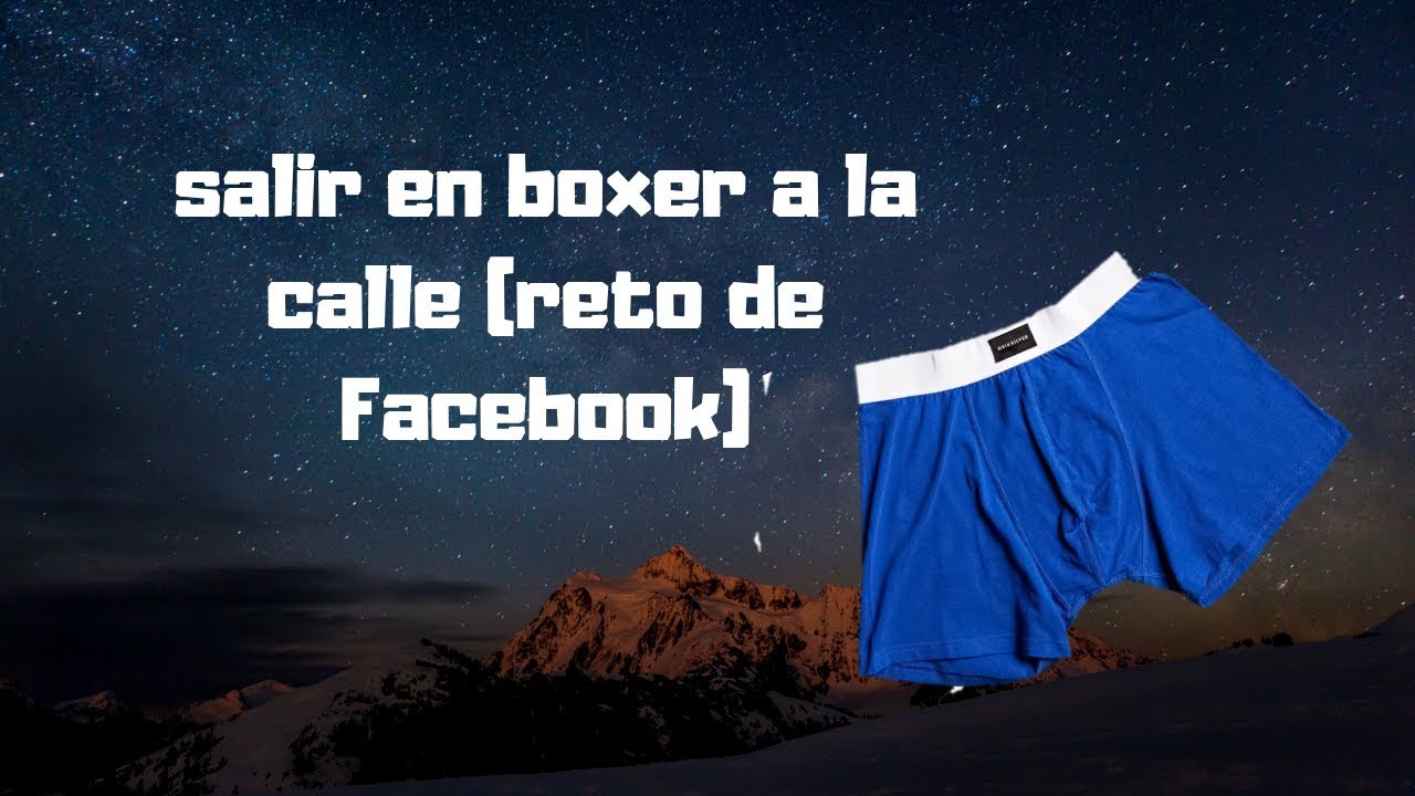 SALIR A LA CALLE EN BÓXER