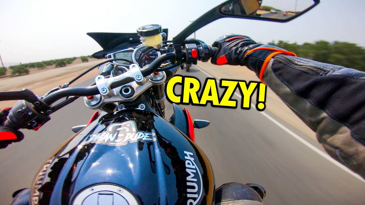 FIRST RIDE TRIUMPH STREET TRIPLE! #MAXYDAILY #004