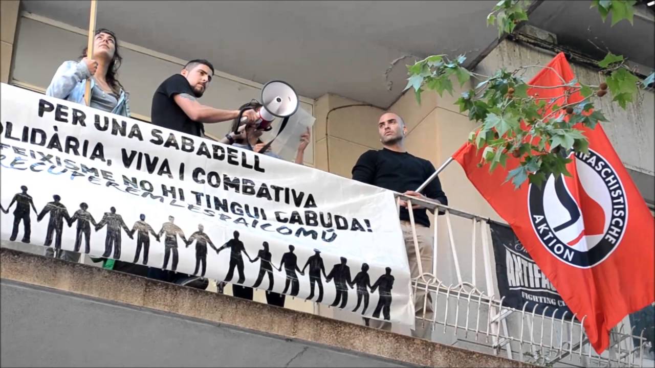 Mani antifeixista a Sabadell