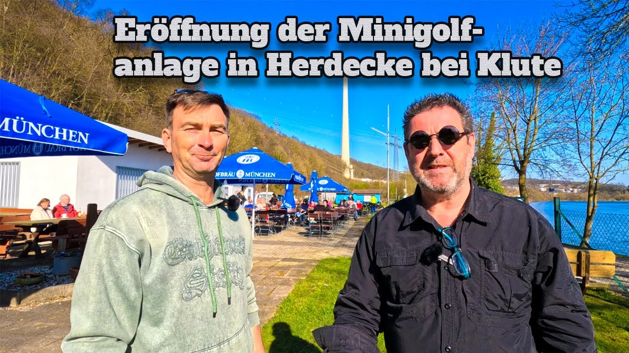 Minigolf Klute in Herdecke Eröffnung im März 2024 die Saison kann starten