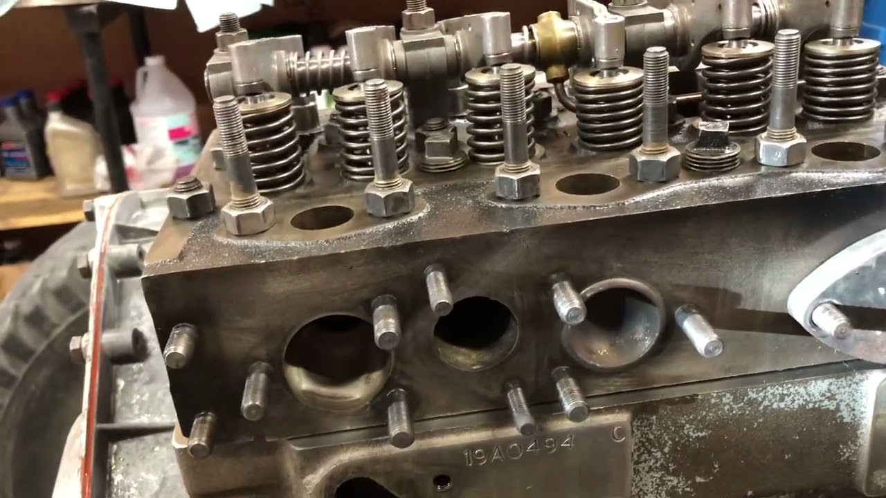 How i installed combustion chamber caps on my Perkins A3 152 